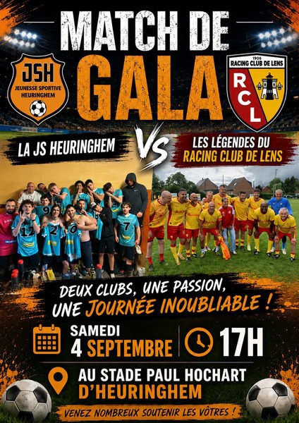 Un match de gala ce samedi 4 septembre à Heuringhem