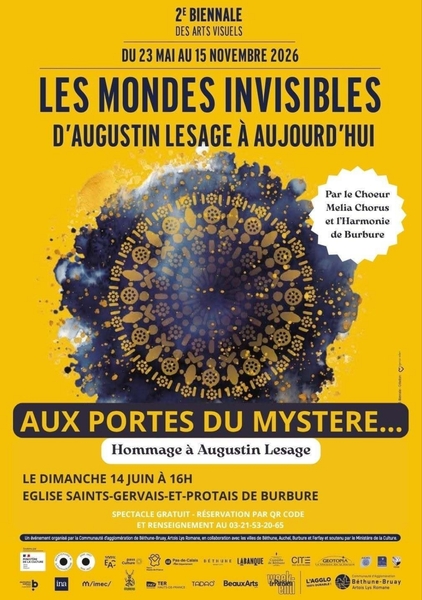 Les mondes invisibles pour rendre hommage à Augustin Lesage à Burbure