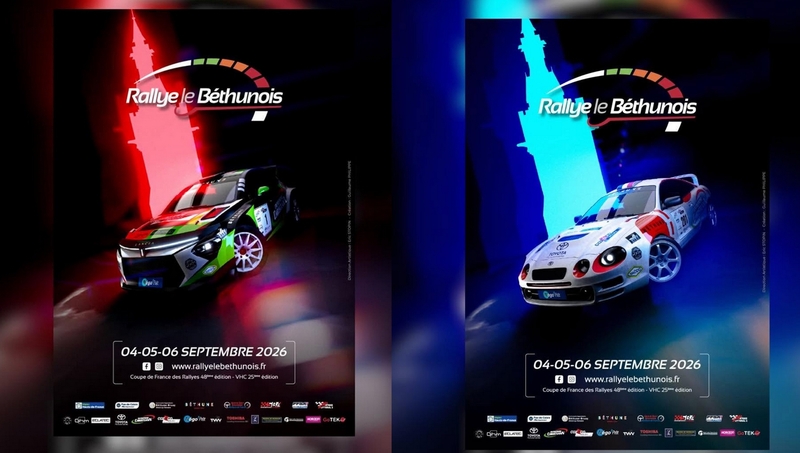 Le rallye du Béthunois revient les 4, 5 et 6 septembre 2026