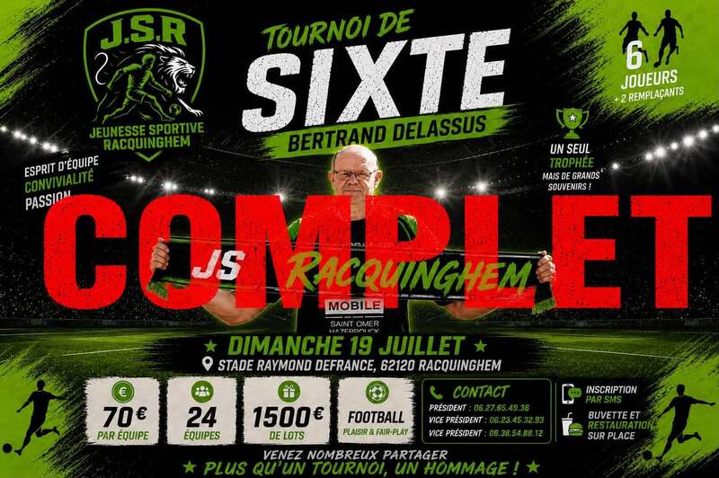 Tournoi sixte ce dimanche 19 juillet à Racquinghem