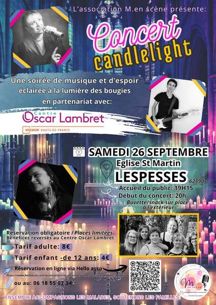 M.En scène en concert solidaire ce samedi 26 septembre