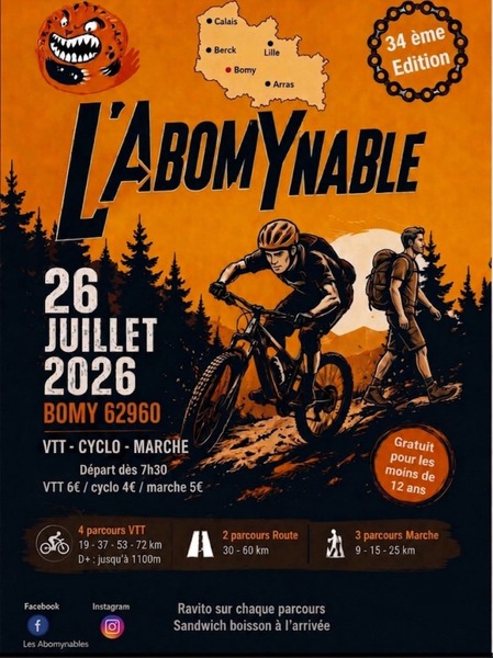 34éme édition de l'Abomynable ce dimanche 26 juillet