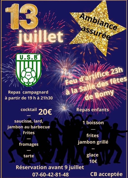 Les festivités de la fête nationale de Bomy se dérouleront avec le club de football