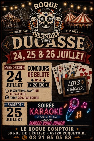 Des animations au Roque Comptoir de Roquetoire à l'occasion de la ducasse du village