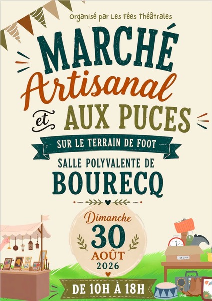 Marché artisanal et aux puces ce dimanche 30 aout à Bourecq