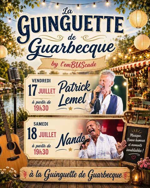 La guinguette de Guarbecque s'anime ce vendredi 17 juillet et samedi 18 juillet