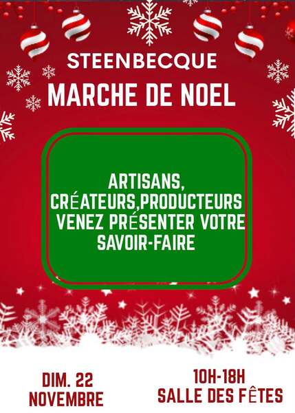 Le marché de la commune de Steenbecque se déroulera ce dimanche 22 novembre
