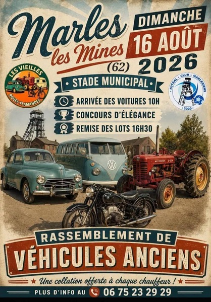Un rassemblement de véhicules anciens ce dimanche 16 aout
