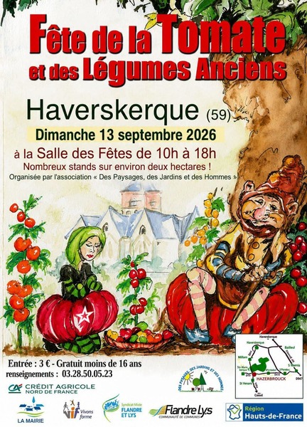 La fête de la tomate et des légumes anciens de Haverskerque se déroulera ce dimanche 13 septembre