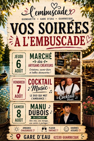 Nouveau week-end en musique à la Guinguette de Guarbecque