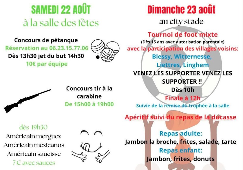 Le comité des fêtes de la commune de Quernes organise son week-end de ducasse