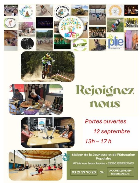 Portes ouvertes de la section MJEP à Isbergues ce samedi 12 septembre