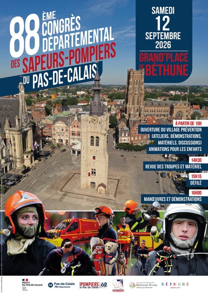 88éme congrès départemental des pompiers du Pas De Calais