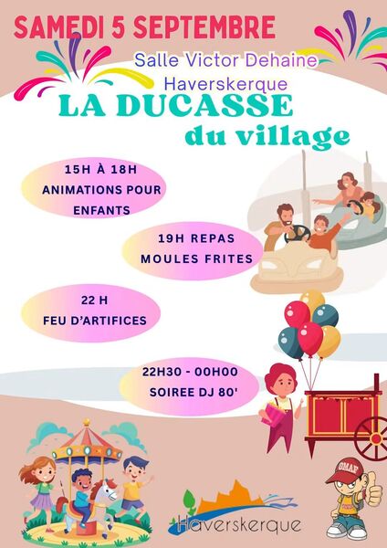 La ducasse du village de Haverskerque, le programme du samedi 5 septembre