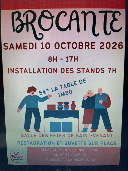Une brocante en salle sera organisée ce samedi 10 octobre à Saint Venant