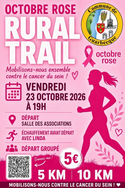 La commune de Guarbecque organise l'événement rural trail ce vendredi 23 octobre.