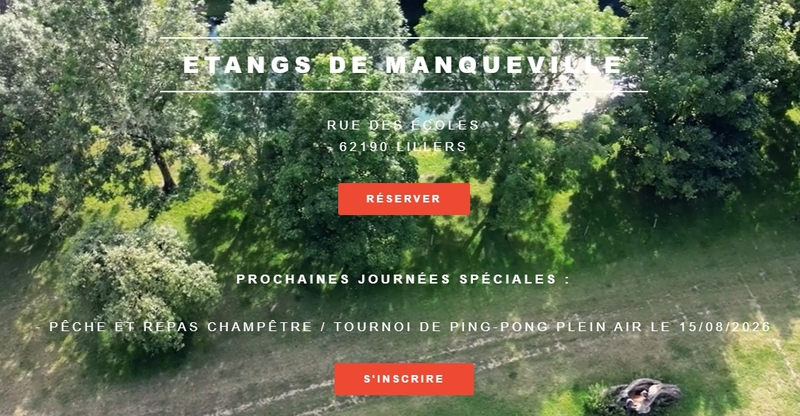 Journée pêche, repas champêtre et tournoi de ping pong aux étangs de Manqueville de Lillers