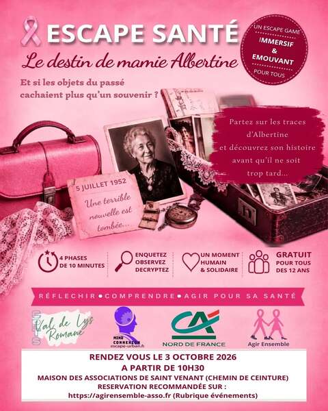 Un escape santé ce samedi 3 octobre à Saint Venant