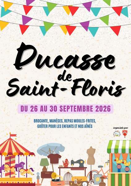 Repas moules frites avec le comité des fêtes de Saint Floris ce dimanche 27 septembre