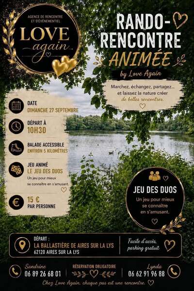 Une rando-rencontre animée ce dimanche 27 septembre à Aire sur la Lys