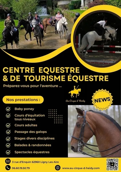 Le centre équestre Au cirque d'Heidi vous ouvre ses portes ce dimanche 13 septembre
