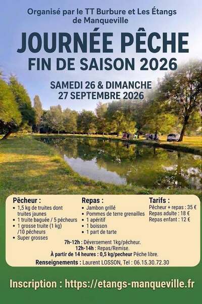 Journée pêche sur deux jours aux étangs de Manqueville de Lillers