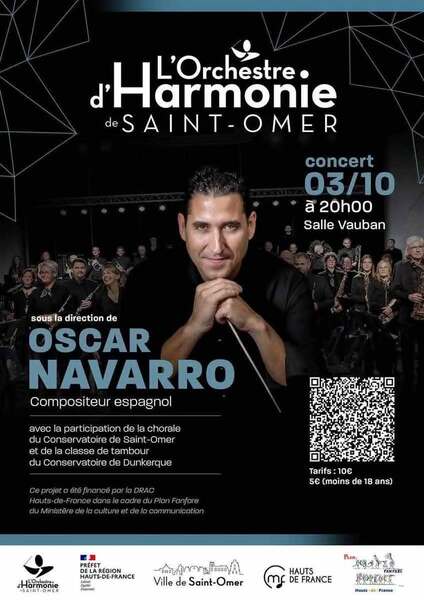 Oscar Navarro, compositeur espagnol sera de passage à Saint Omer