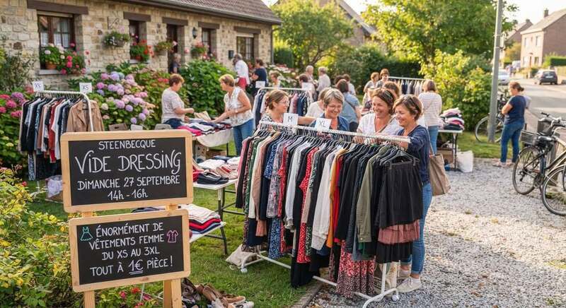 Grande vide dressing ce dimanche 27 septembre à Steenbecque
