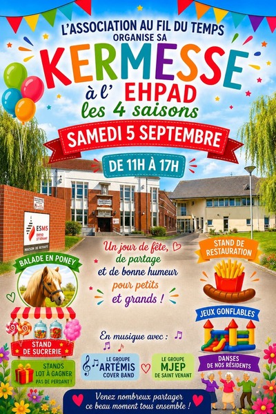 La kermesse de l'EHPAD les 4 saisons de SAINT VENANT ce samedi 5 septembre