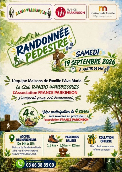Des randonnées pédestres ce samedi 19 septembre à Wardrecques