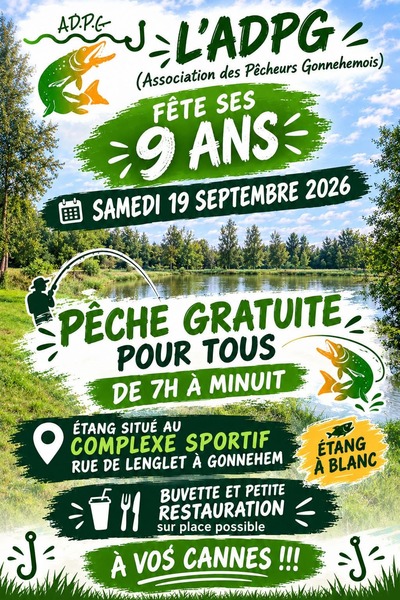Les 9ans de l'association ADPG de Gonnehem