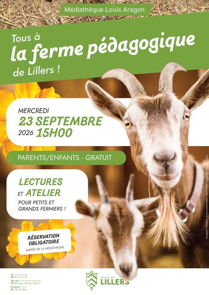 Tous à la ferme pédagogique de Lillers ce mercredi 23 septembre !