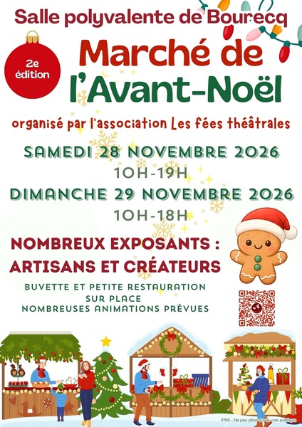 Marché de l'avant Noel ces samedi 28 et dimanche 29 novembre à Bourecq