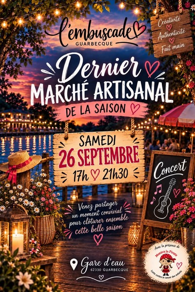 Dernier marché artisanal de la saison estivale à Guarbecque