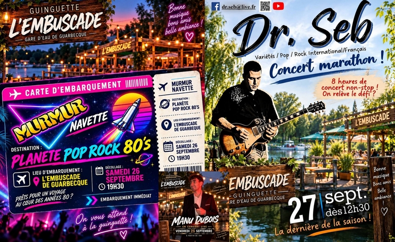 Dernier week-end festif à la guinguette de Guarbecque