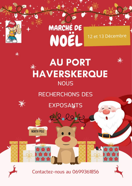 Marché de Noel au port durant ces samedi 12 et dimanche 13 décembre à Haverskerque