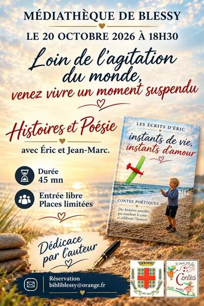 Loin de l'agitation du monde ce mardi 20 octobre à la médiathèque de Blessy