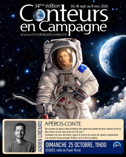 Apéros conte ce dimanche 25 octobre à Ecques