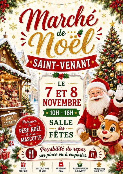 Marché de Noel de l'avent ces samedi 7 et dimanche 8 novembre à Saint Venant