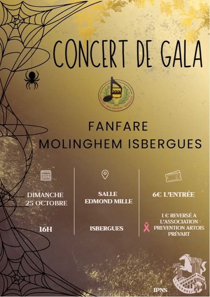 Le fanfare de Molinghem Isbergues sera en concert ce dimanche 25 octobre à Isbergues