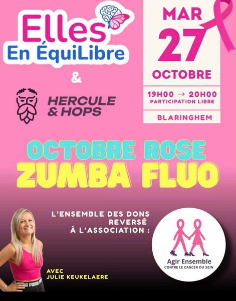 Un événement octobre rose ce mardi 27 octobre au parc Hercule et Hops de Blaringhem